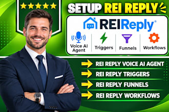 setup rei reply voice ai agent rei reply triggers rei reply funnels workflows