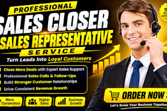 sales closer, salesperson, b2b sales representative commission based closer