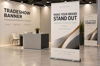 craft tradeshow banner rectractable banner for exhibition business event