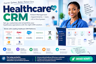 setup healthcare  hospital salesforce zoho hubspot creatio servicenow zendesk