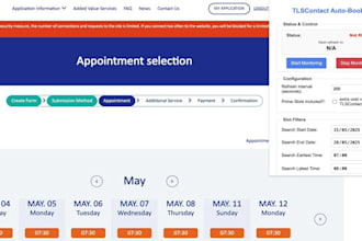 setup appointment booking bot,appointment bot,vfs appointment,vfs,booking bot