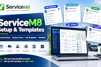set up and manage servicem8 forms, templates, invoices and workflows