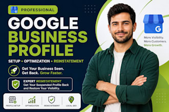 set up and reinstate gmb profile for local business visibility
