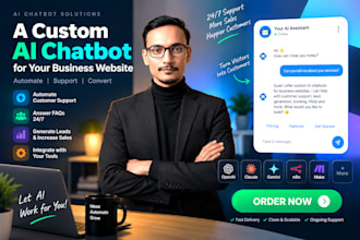a custom ai chatbot for your business website