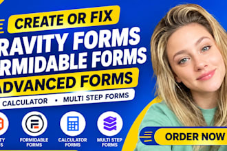 create or fix advanced gravity forms formidable forms caculator multi step forms