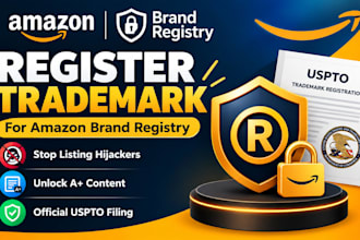 prepare and file your uspto trademark application for amazon brand registry