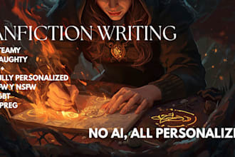 write the steamiest romance fanfic of your dreams