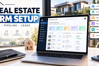 setup real estate CRM follow up boss kvcore boomtown wise agent liondesk hubspot