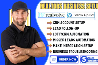 automate realvolve follow up boss loftycrm kvcore lead followup make integration
