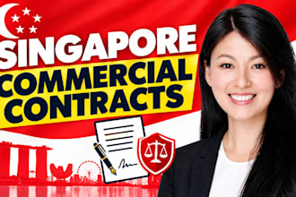 provide singapore contract review and commercial agreement legal consultation