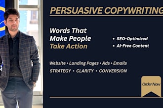 write persuasive copy that converts visitors into buyers