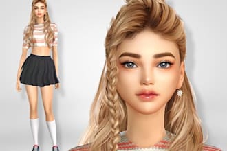 create custom sims for sim contents, sim 4, cc