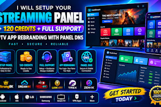 setup reseller panel, strong8k, trex,dream4k,lion, b1g,megaott, server, reseller