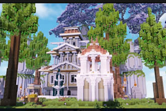 build custom minecraft cities, castles, maps and spawns
