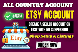 do etsy account creation etsy store creation etsy listing etsy seller account