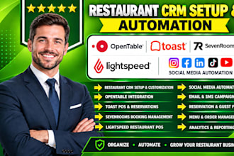 restaurant crm opentable toast sevenrooms lightspeed social media automation
