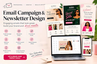 design your email campaign email newsletter