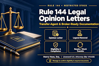evaluate rule 144 compliance and eligibility for your restricted shares