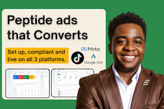 run peptide ads peptide marketing peptide meta ads peptide google ads