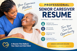 craft senior caregiver resume for eldercare jobs, target keywords for interviews