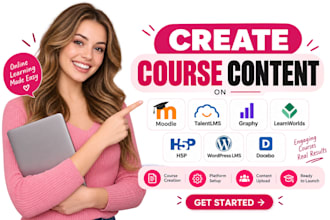 do course content on moodle talentlms graphy learnworld h5p wordpress lms docebo