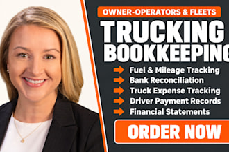 do trucking bookkeeping for owner operators and transportation companies