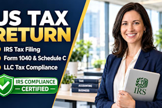 do US tax return irs tax filing schedule c and llc tax filing