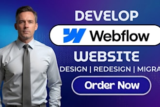 be your webflow developer for webflow website webflow design or redesign webflow