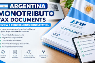 review your argentina monotributo tax documents and requirements