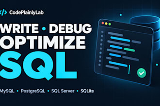 write, fix, debug, and optimize your sql queries