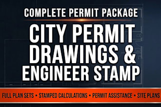 do city permit drawings as usa architect for permit plan permit engineer stamp