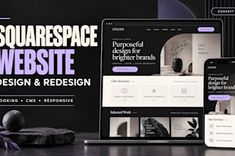 build squarespace website design redesign squarespace website squarespace to wix