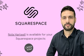 design, develop and build squarespace store, squarespace website or redesign