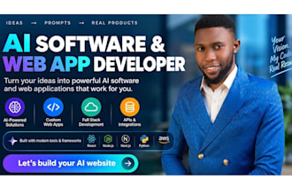 be your ai software developer, ai website developer, ai web app