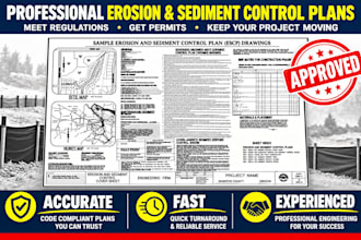 prepare stormwater pollution prevention and erosion control plans