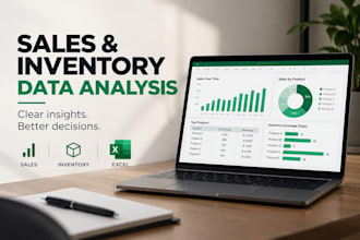analyze your sales and inventory data in excel and provide insights