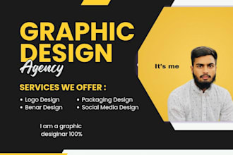 design creative logo and complete graphic design solutions