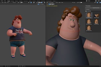 rig, animate 3d character, iclone7, iclone 8 character, cc4, cc5, retopology