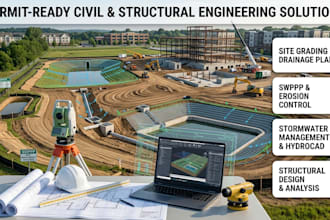 do structural calculation steel timber foundation design for permit