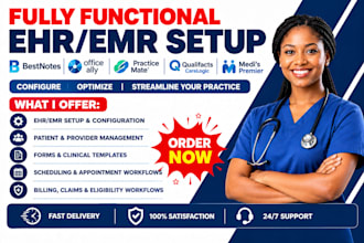 setup bestnotes office ally practice mate qualifacts carelogic medicspremier
