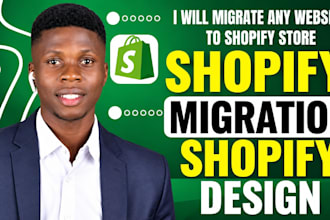 migrate wordpress, squarespace, wix, woocommerce, magento to shopify store