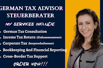 be your german tax advisor, steuerberater lawyer on tax, vat, income tax
