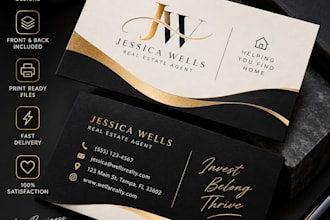 design a professional custom business card