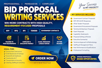 write government contract rfp rfq bid proposal responses