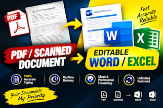 convert scanned pages into editable word and excel files