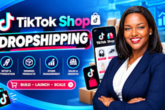 setup and manage tiktok shop, product listings, and tiktok shop optimization