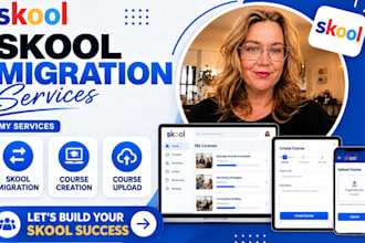skool community migration skool course creation skool community course upload