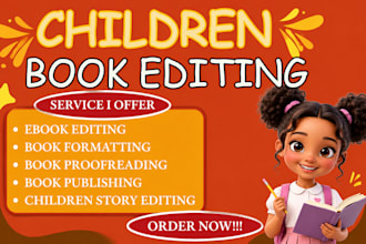 proofread children book, picture book developmental editor children book writer