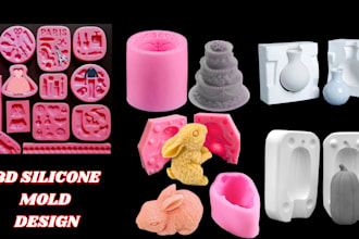 create custom silicone mold for soap chocolate candle resin jewelry food casting