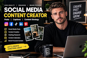 create engaging social media content and posts for your brand